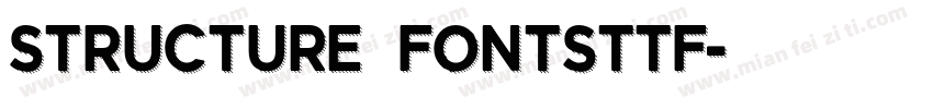 structure fontsttf字体转换